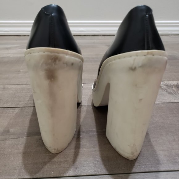 Decollete Black on White Rubber - Picture 4 of 7